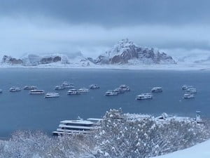 Winter at Lake Powell  Picture by Gale Yellowhair