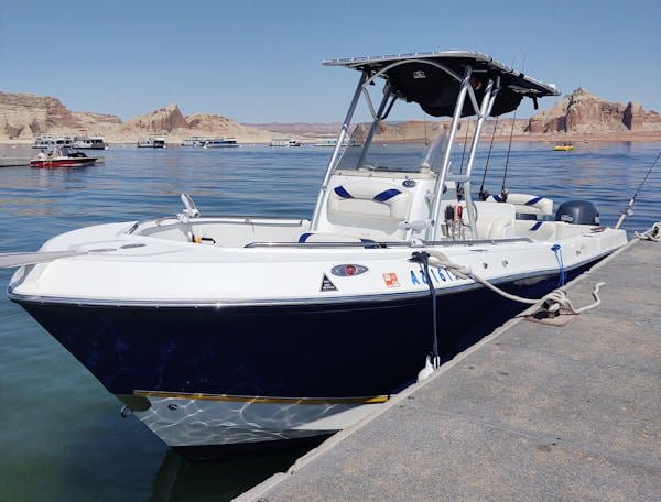 New boat for Lake Powell Fishing 2021