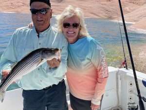 Summer fishing at Lake Powell 
