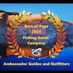 Best of Page Award image - gold laurel wreaths over top of Lake Powell photo.