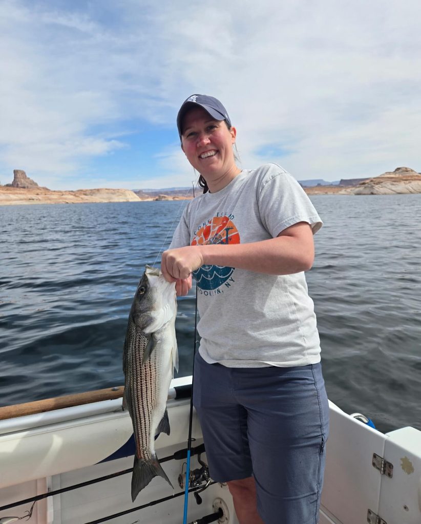 Our Oregon Anglers fishing Lake Powell with Capt. Bill Ambassador Guides